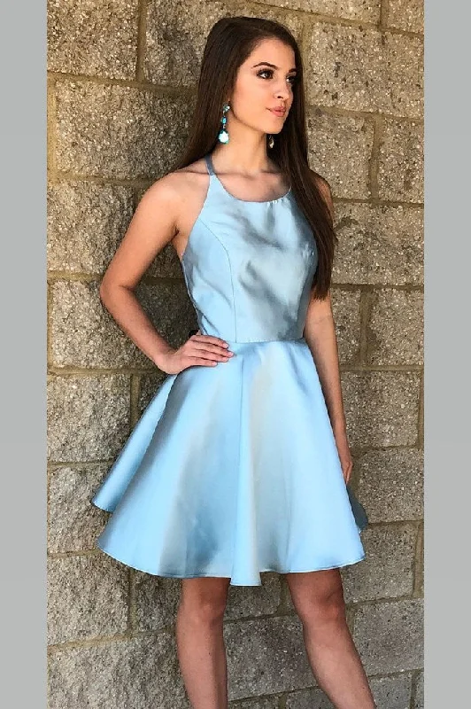 Halter Neckline Short Homecoming Gown for Sale Online