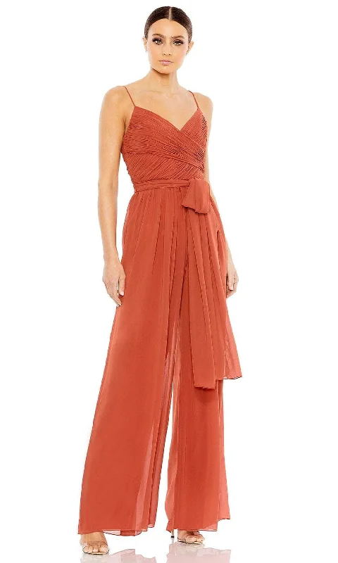 Ieena Duggal 2651 - V-Neck Jumpsuit