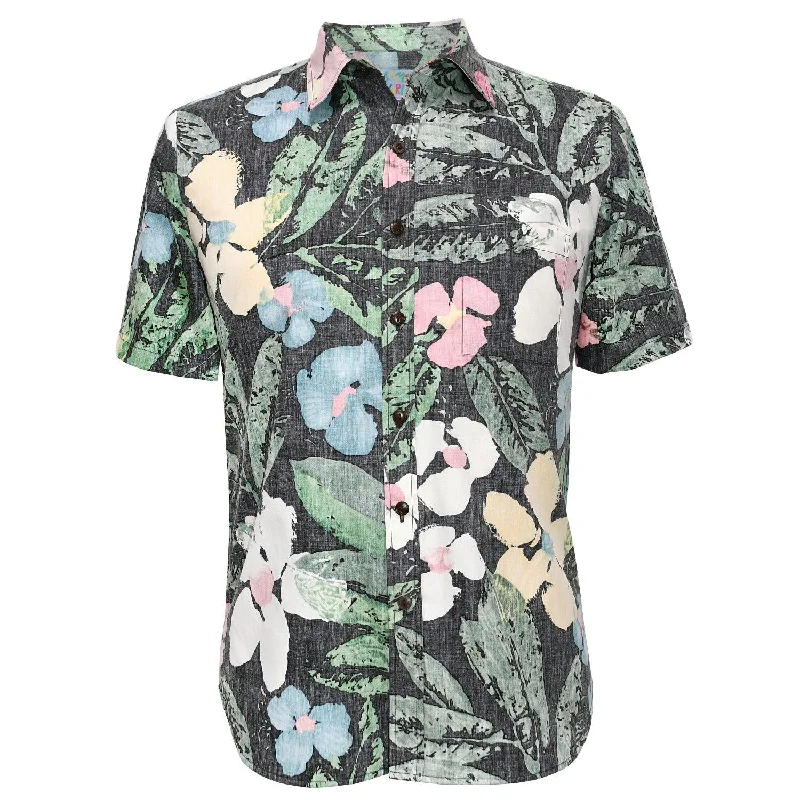 Men's Archival Collection Modern Fit Shirt - Fleur Noche Reverse