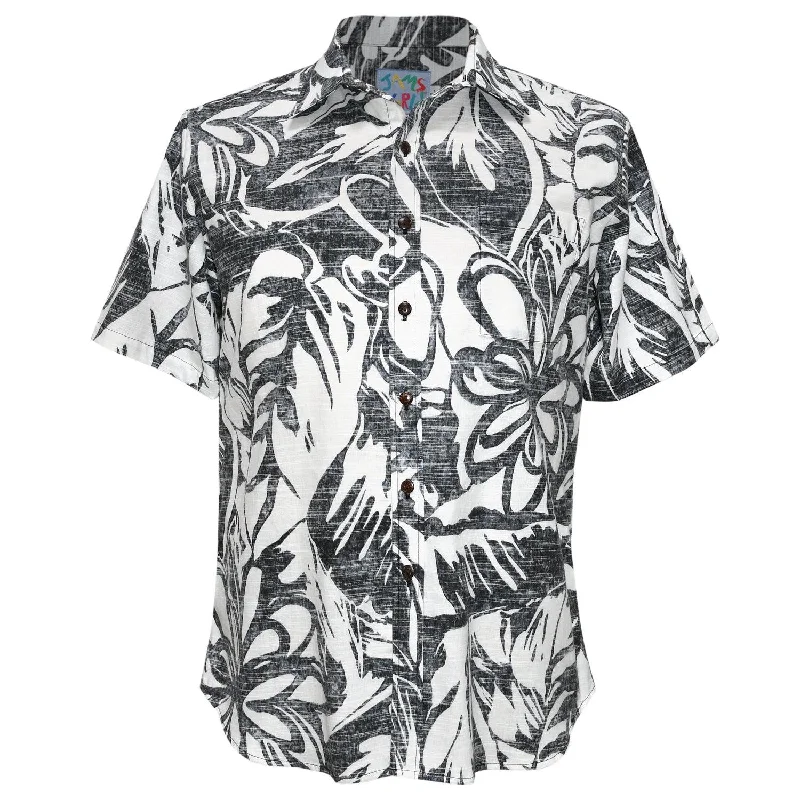 Men's Archival Collection Modern Fit Shirt - Royal Garden Black Reverse