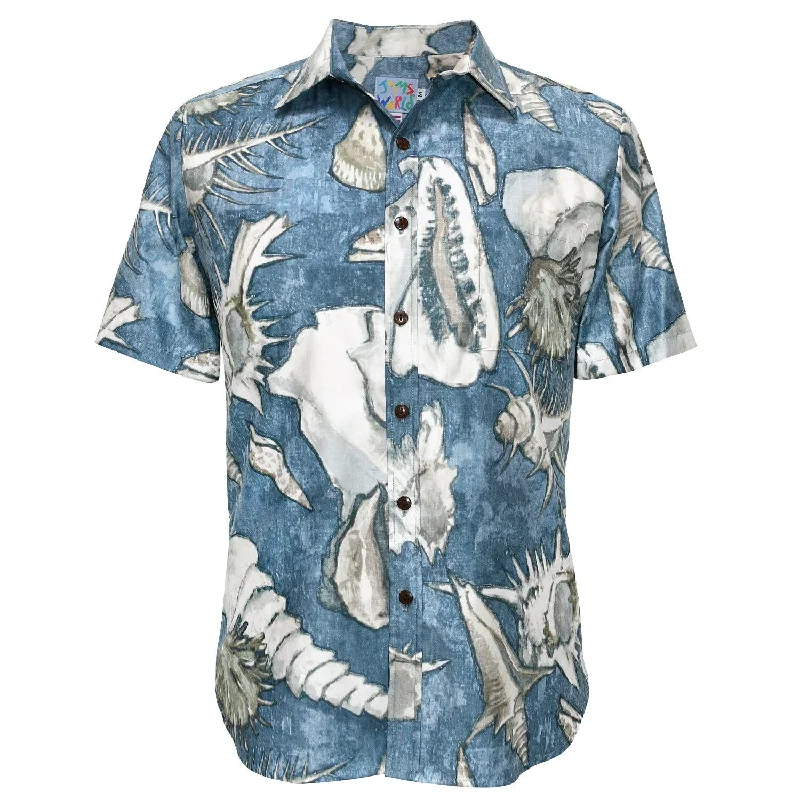 Men's Archival Collection Modern Fit Shirt - Seashore Navy Reverse