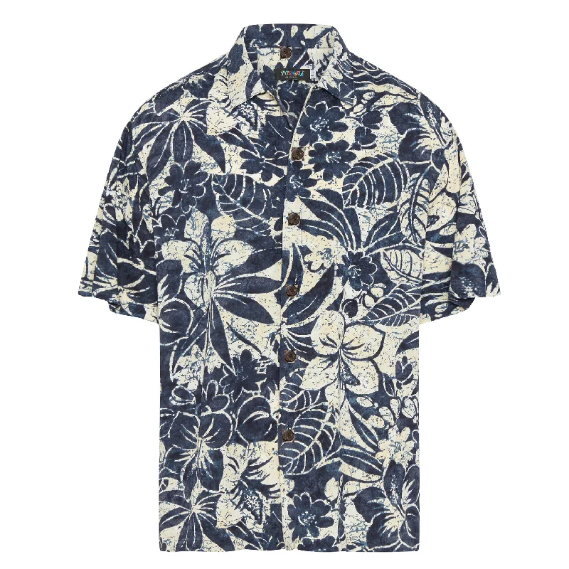 Big & Tall Men's Retro Shirt- Koa Indigo