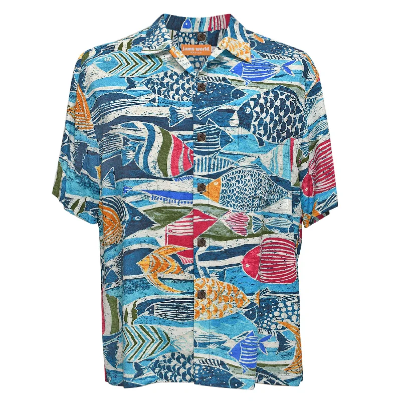 Big & Tall Men's Retro Shirt - Rainbow Runner