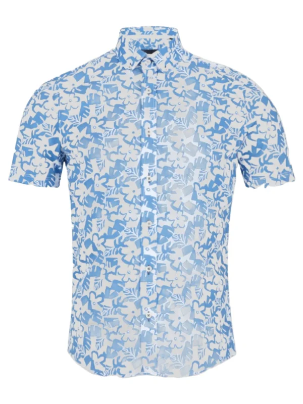 ID24425-Remus Sky White Pattern Shirt