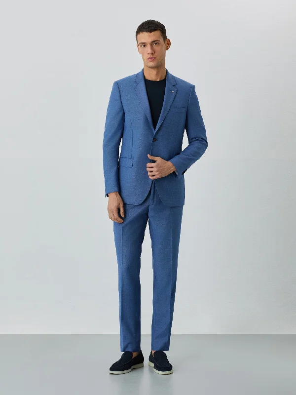 Slim Fit Birdeye Suit In Super Stretch