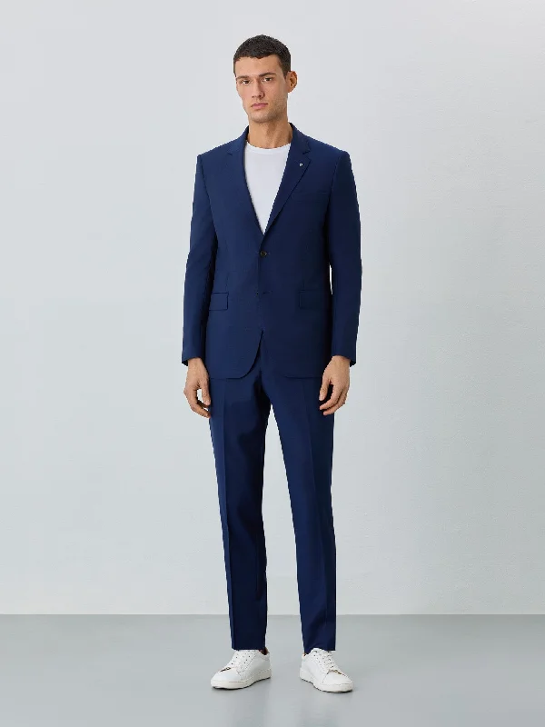 Slim Fit Birdeye Suit In Super Stretch