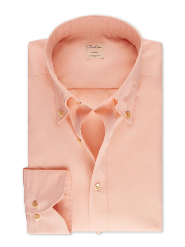 ID24340-Stenstroms Apricot Oxford Shirt