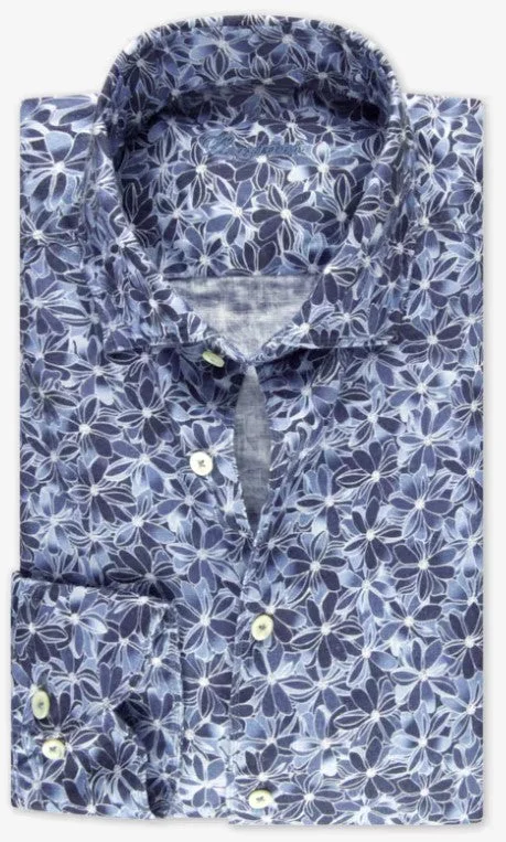 ID24349-Stenstroms Floral Linen Blue