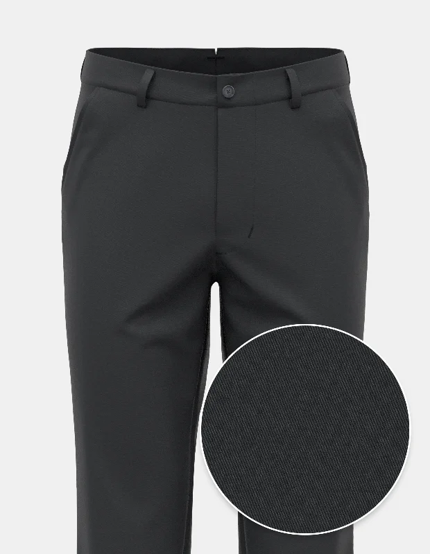 Charcoal Cashmere Finish Twill | Chino